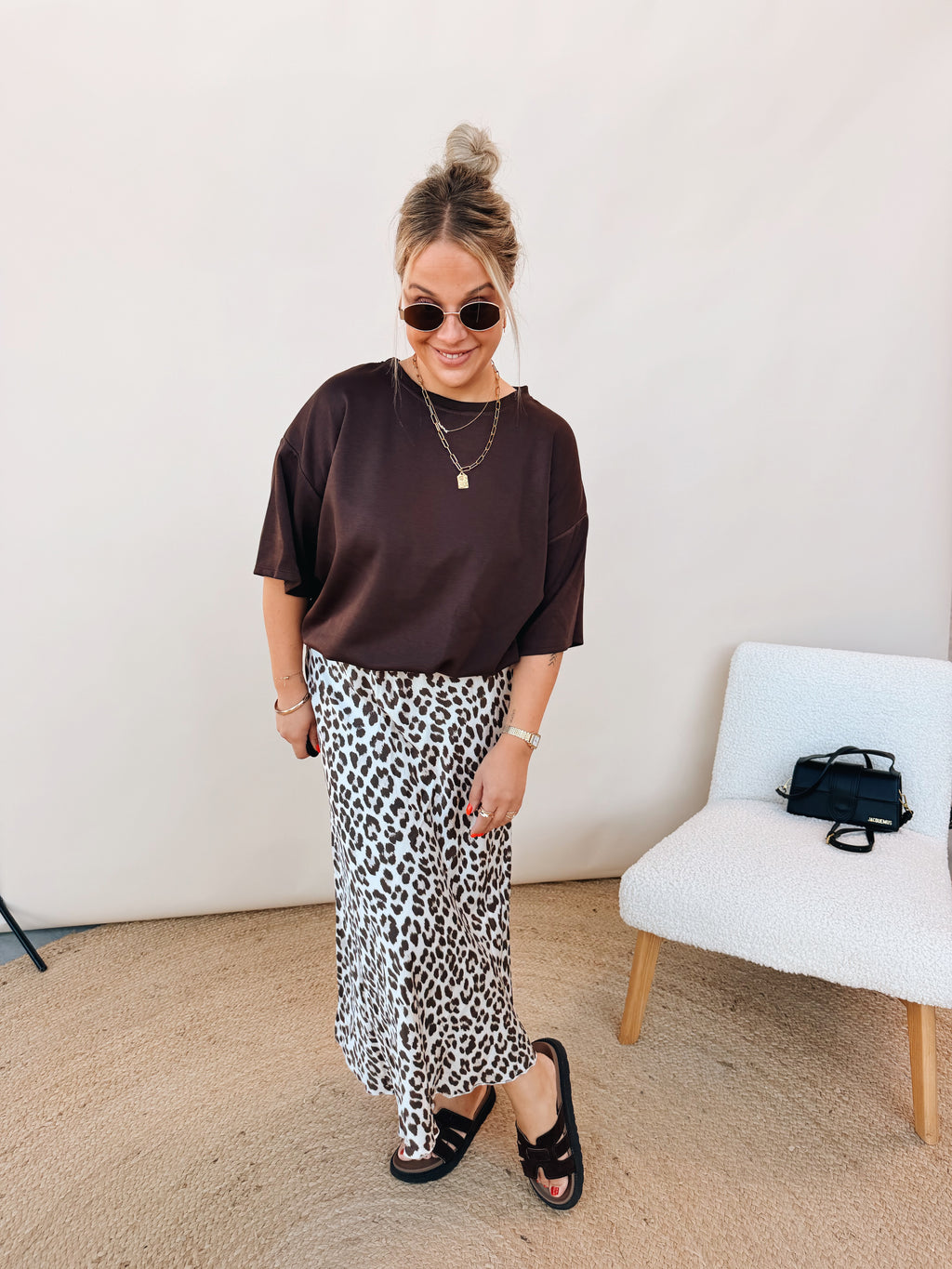 Jente Leopard Rok