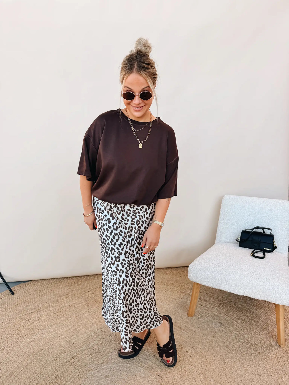 Jente Leopard Rok