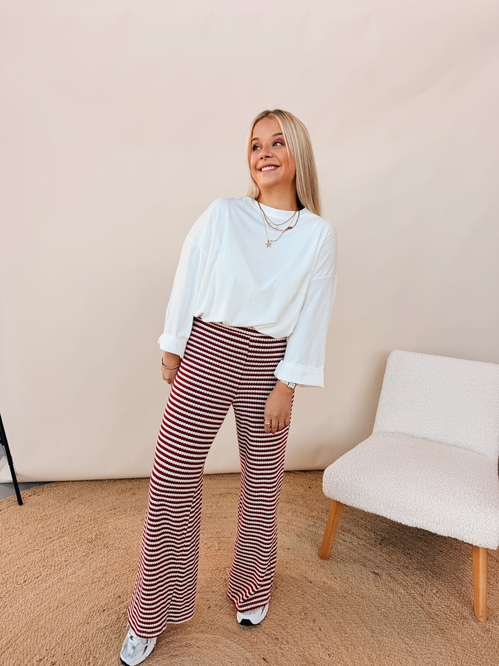 Cleo Pantalon Rood