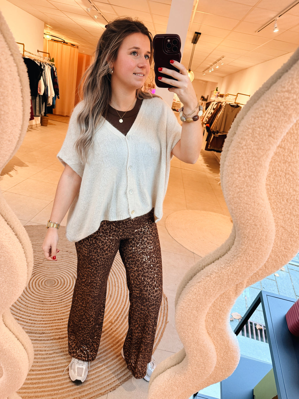 Pippa Leopard Pantalon