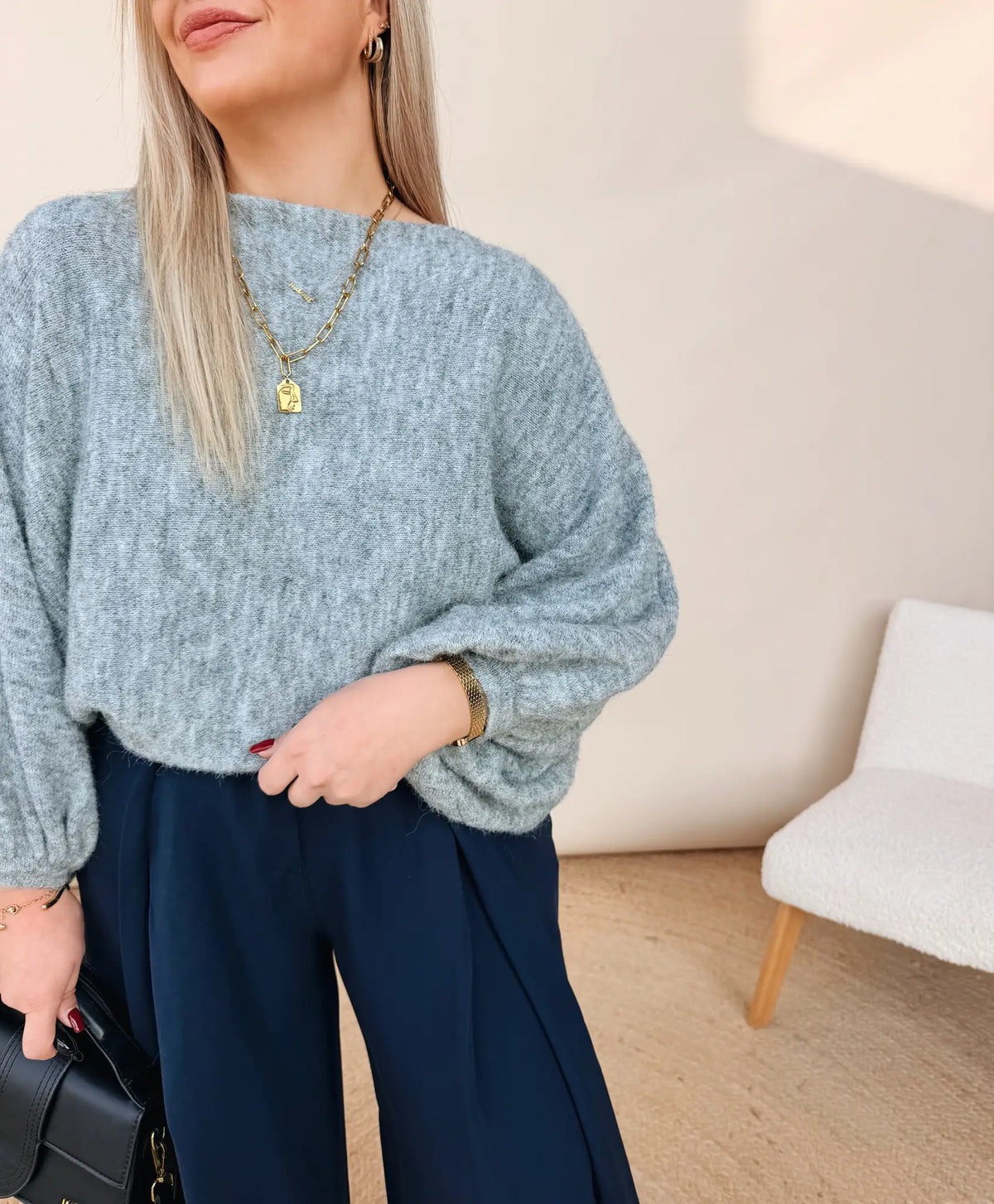 Hélène Knit Grijs