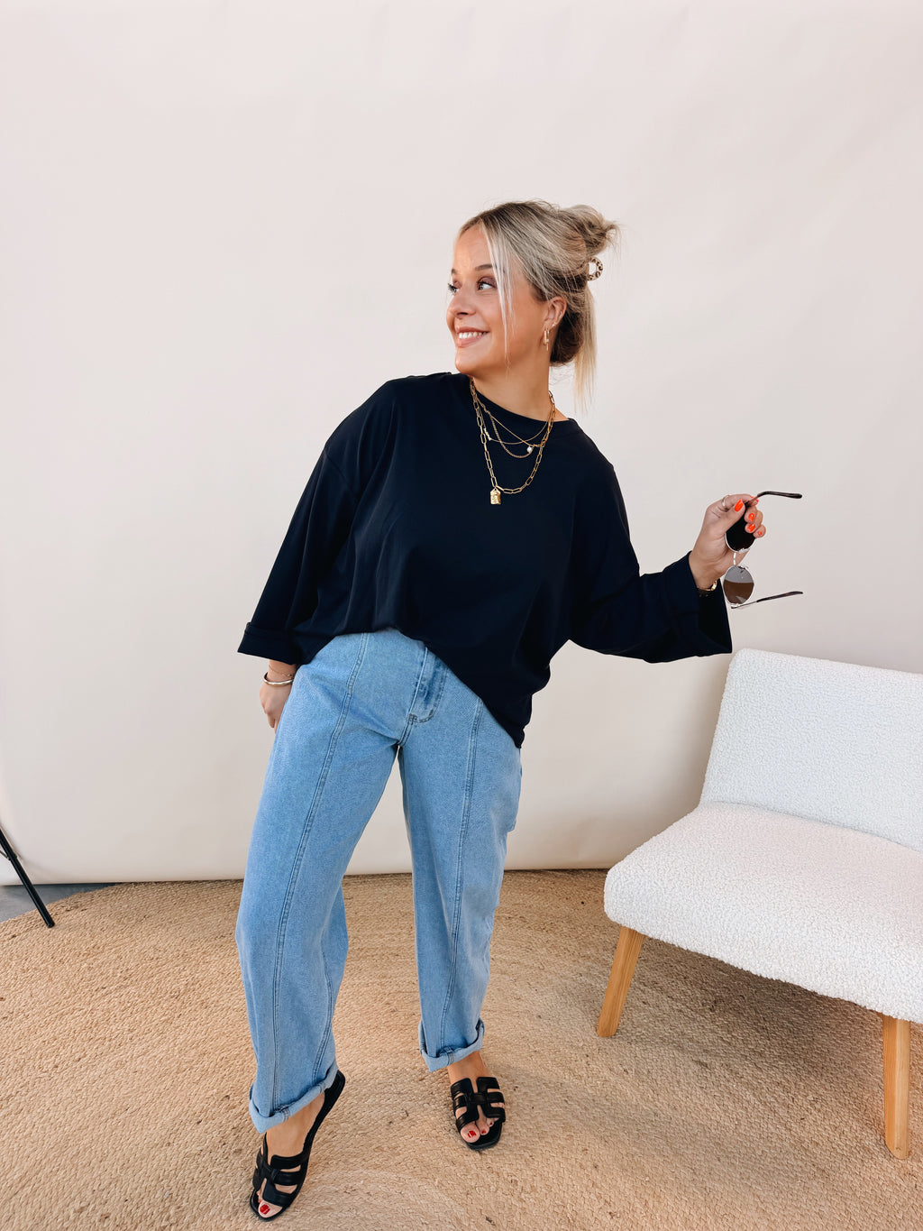 Aurélie Shirt Navy
