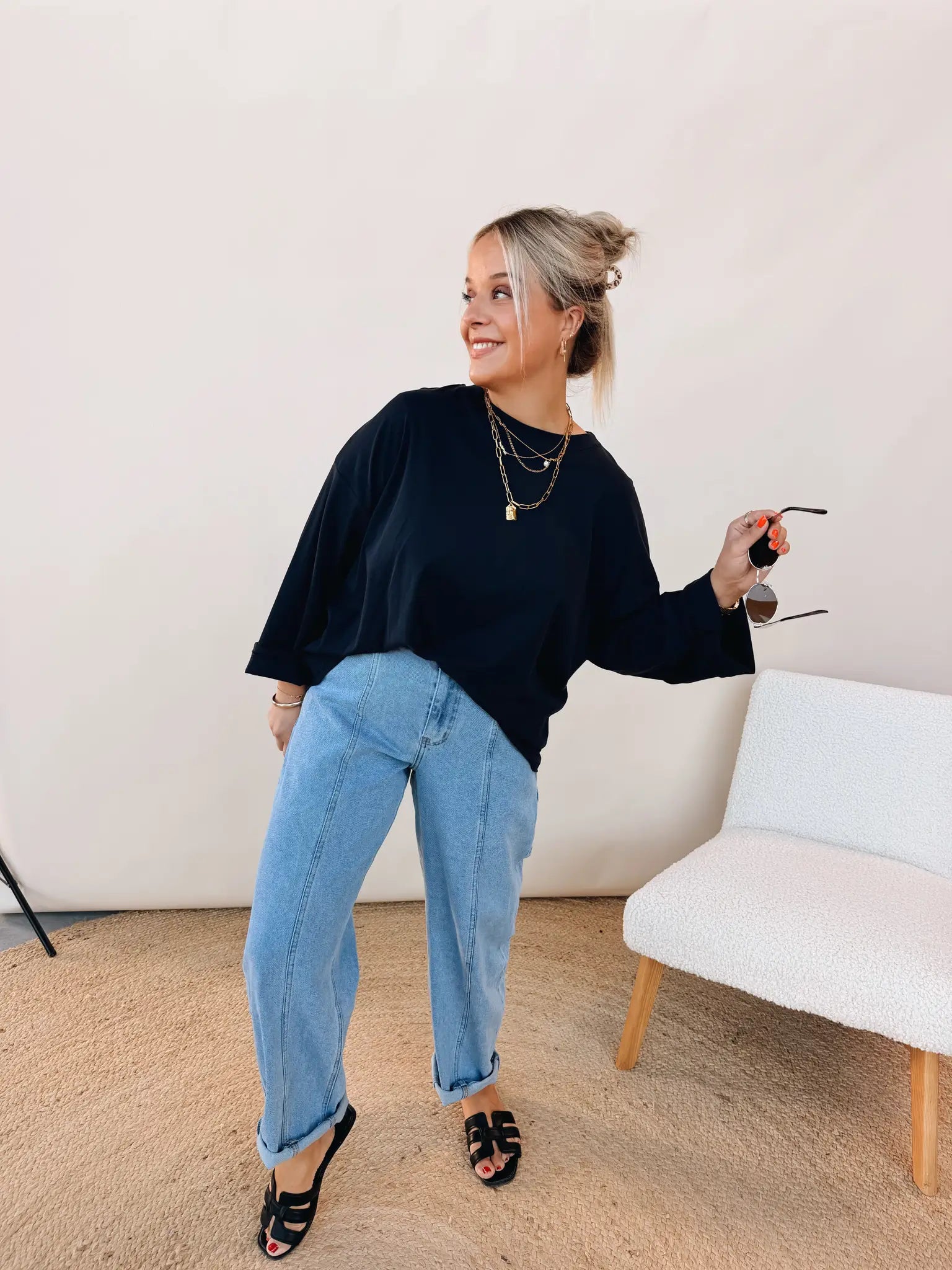 Aurélie Shirt Navy
