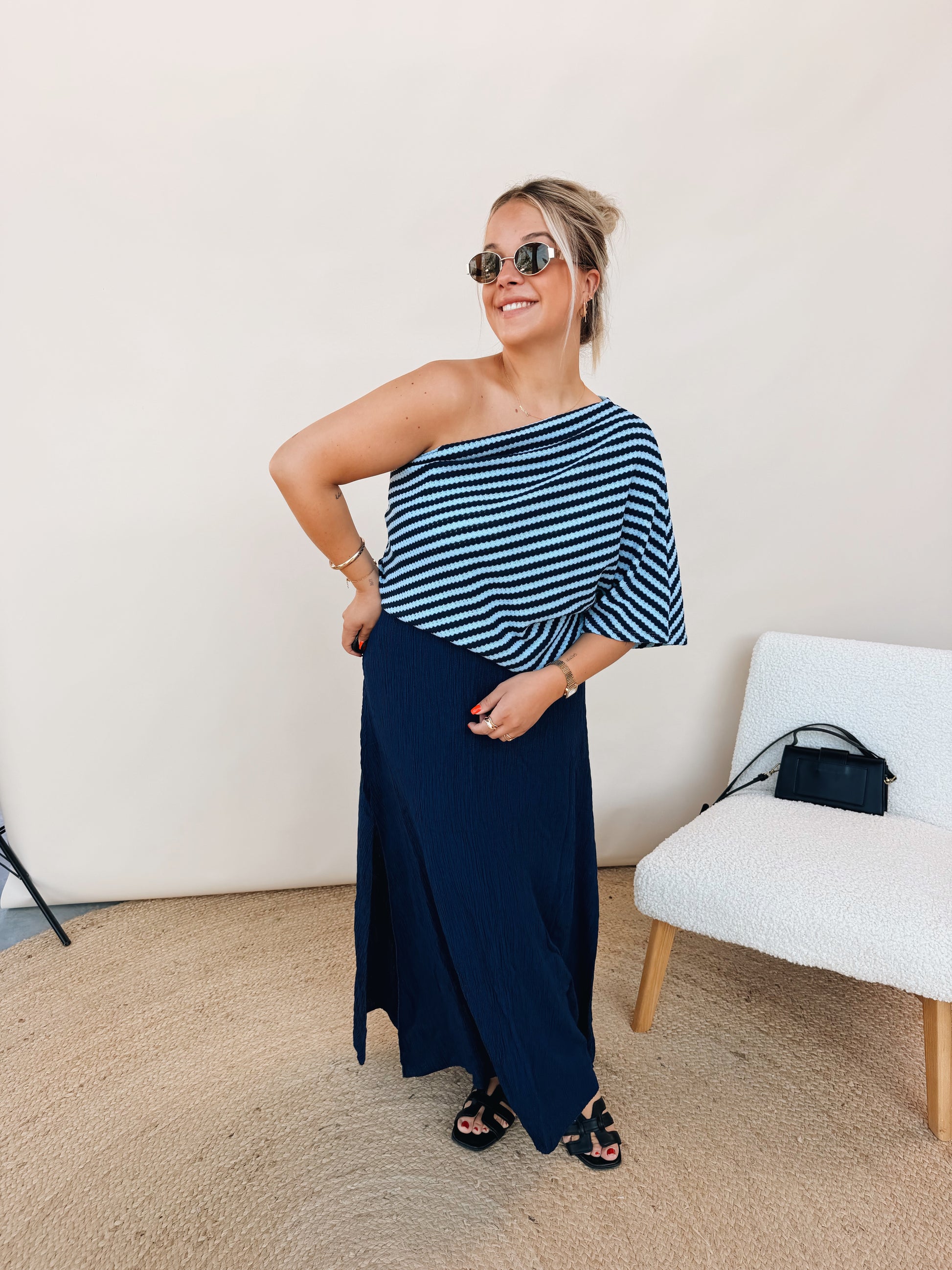 Lilly Top Navy