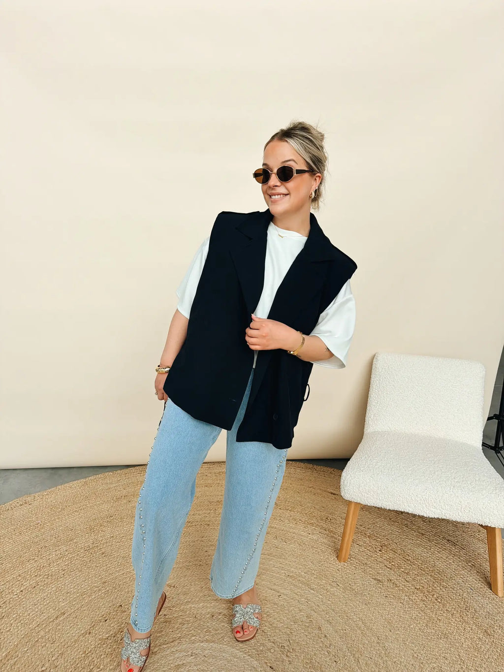 Noé Blazer Marineblauw
