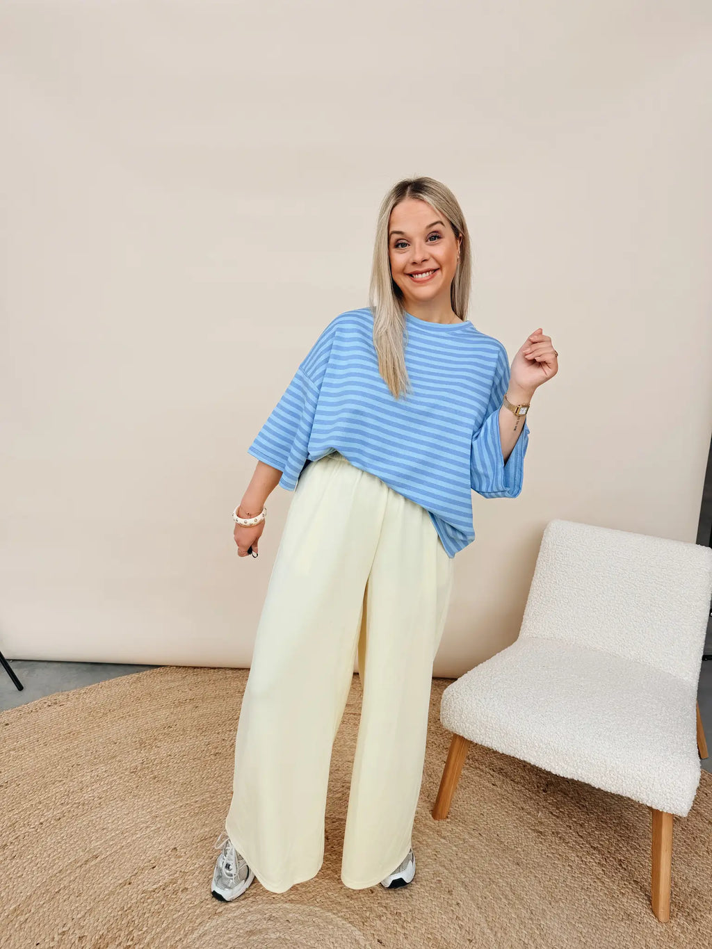 Shirt Soleil Babyblauw