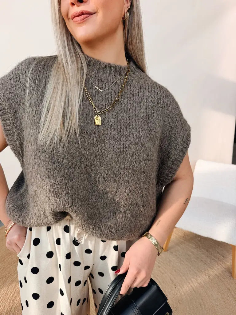 Apolline Knit Bruingrijs
