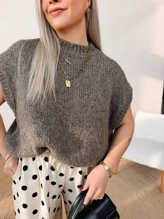 Apolline Knit Bruingrijs