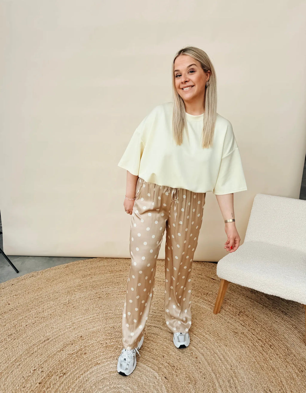Féline Dot Pantalon