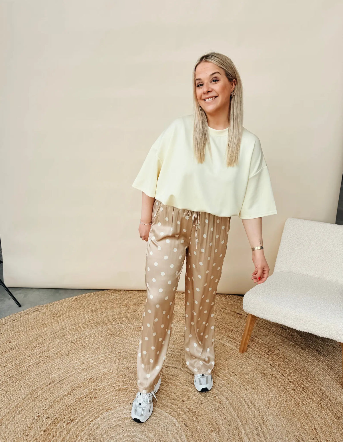 Féline Dot Pantalon