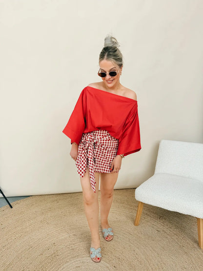 Lauranne Top Rood