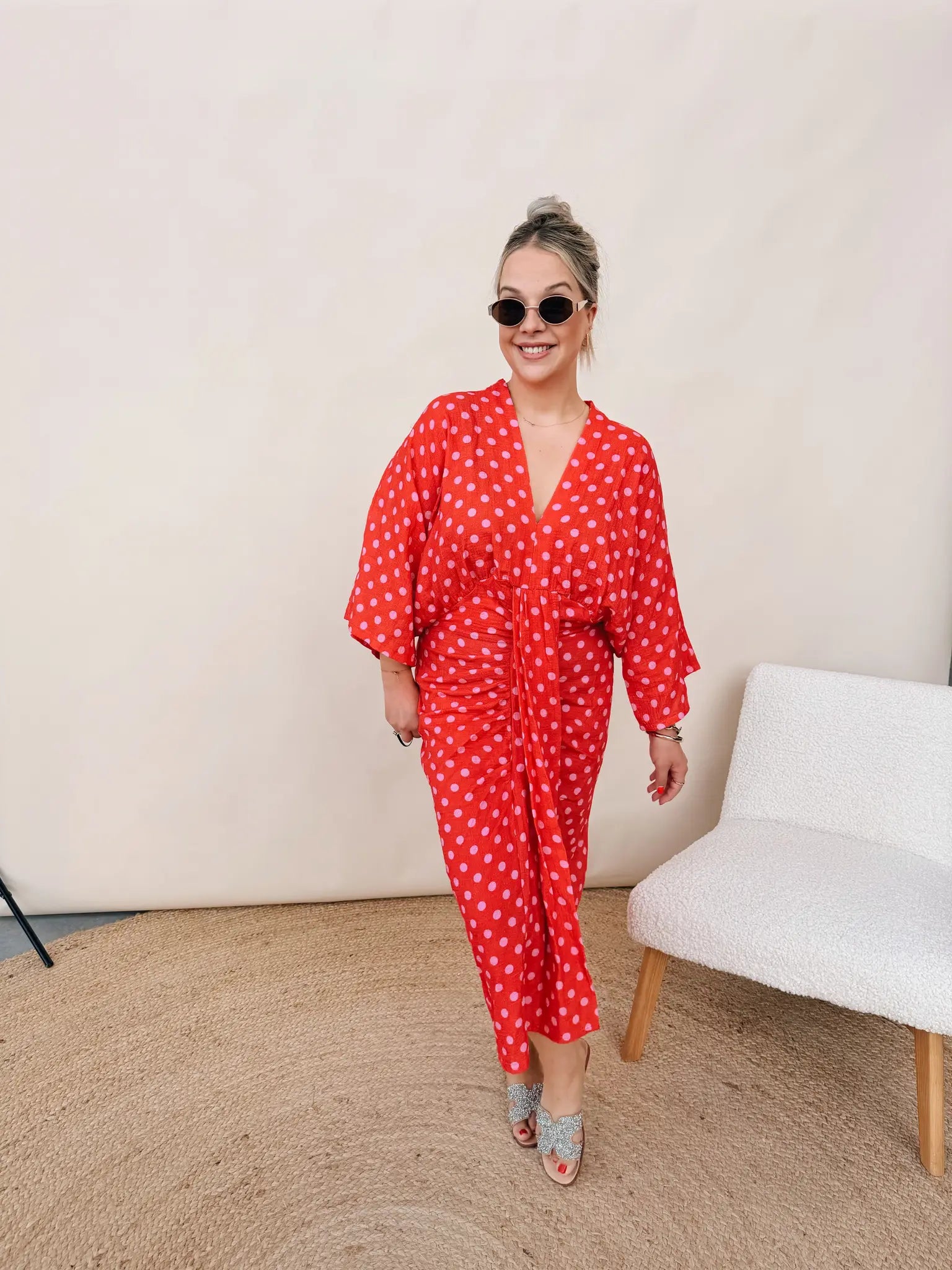 Kim Dot Jurk Rood