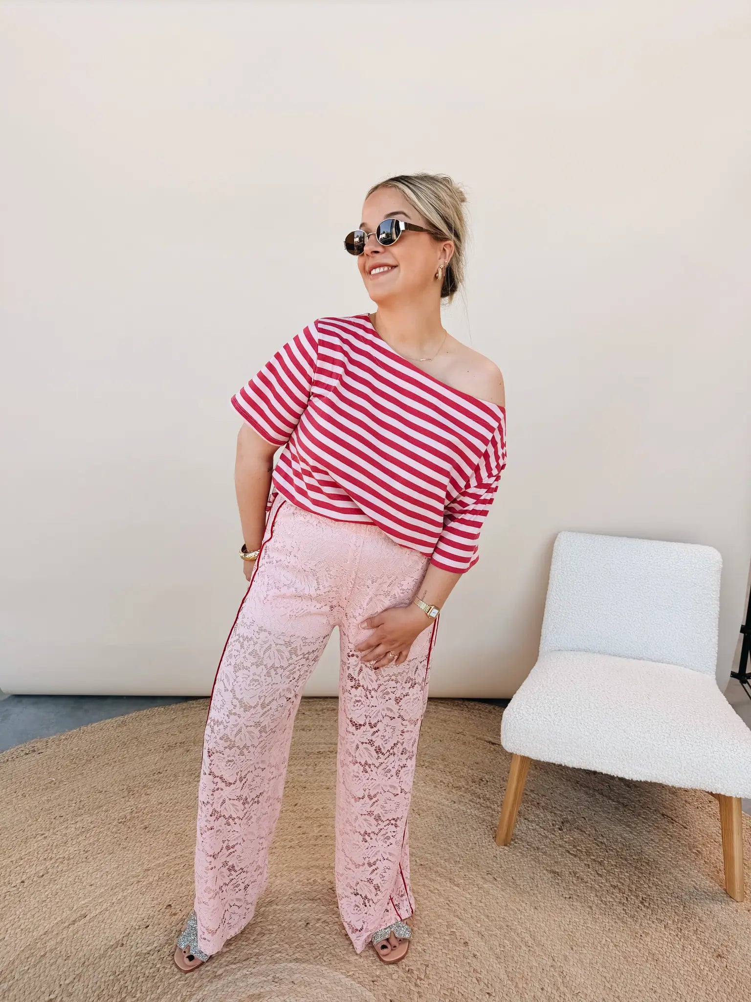Loret Top Roze