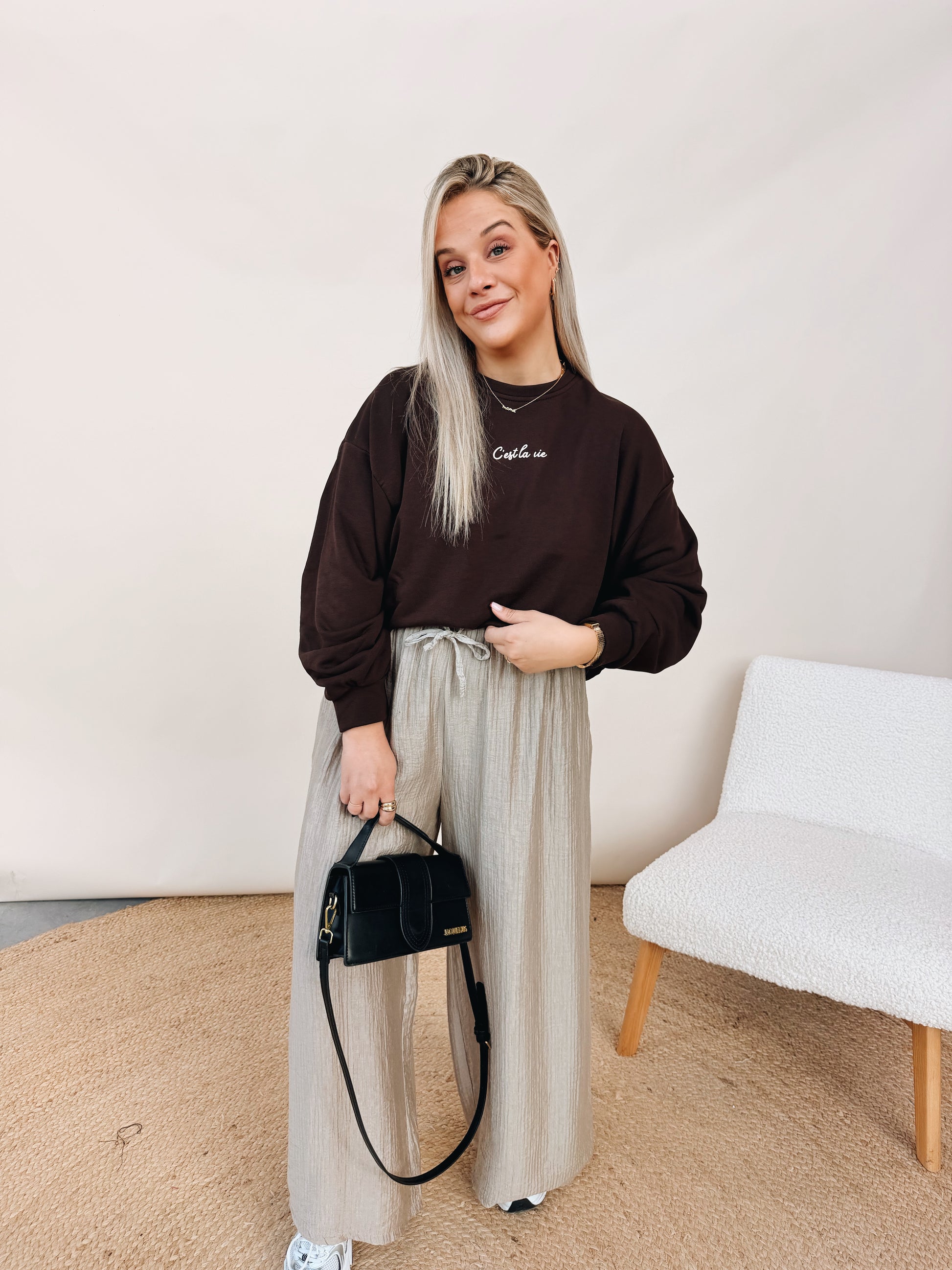 Sweatshirt C'Est La Vie Choco