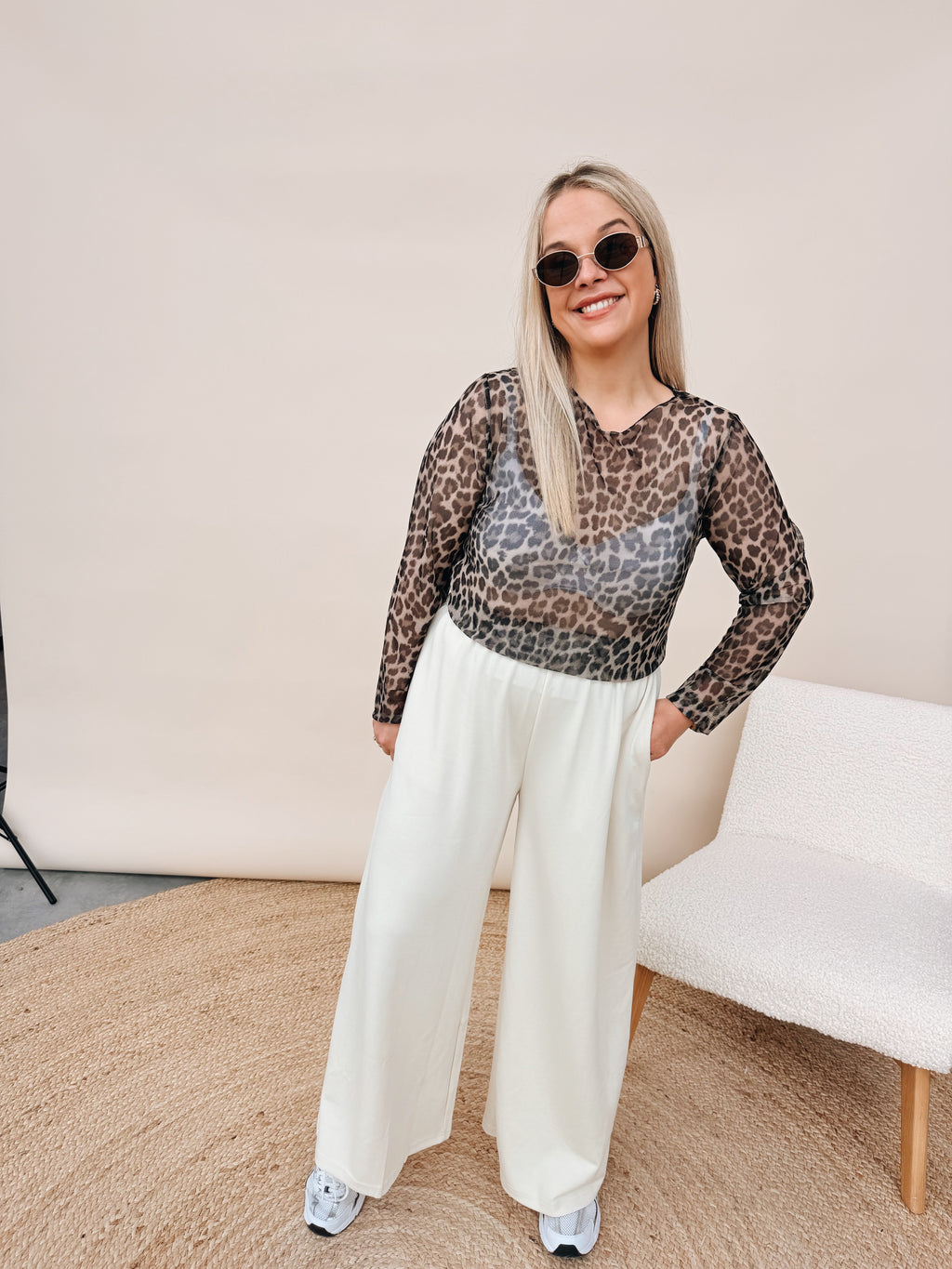 Saar Leopard Top