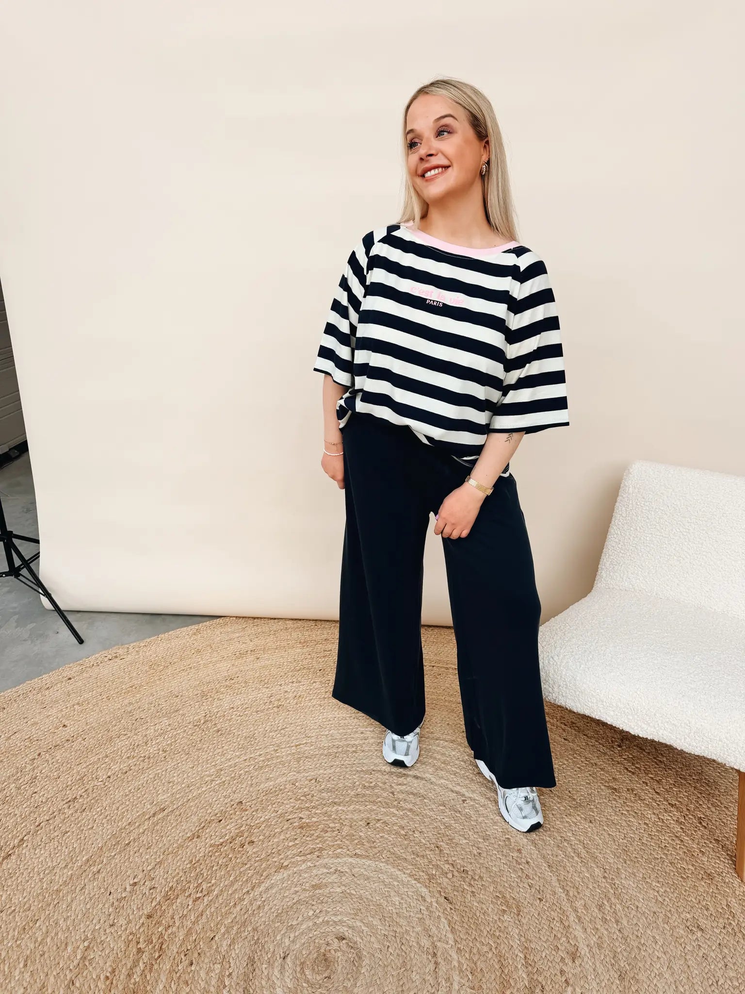 Clementine Pantalon Marineblauw