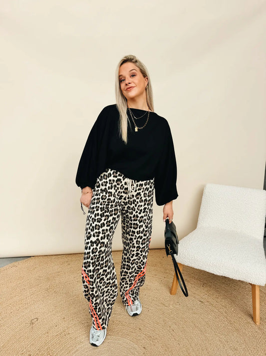 Laurelle Leopard Pantalon