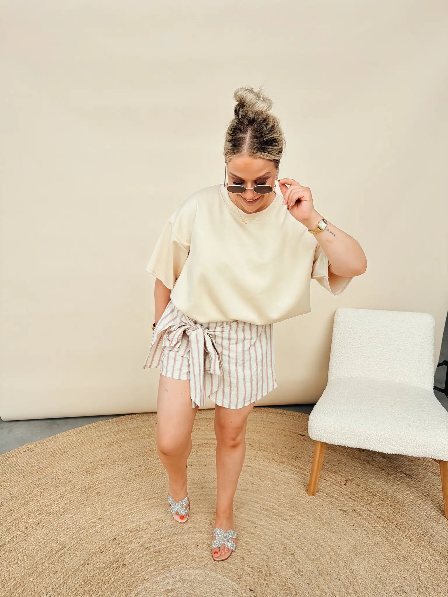 Berlina Skort Ecru