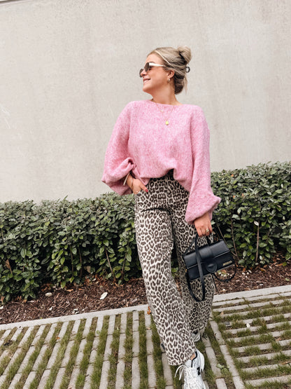 Lisanne Balloon Jeans Leopard