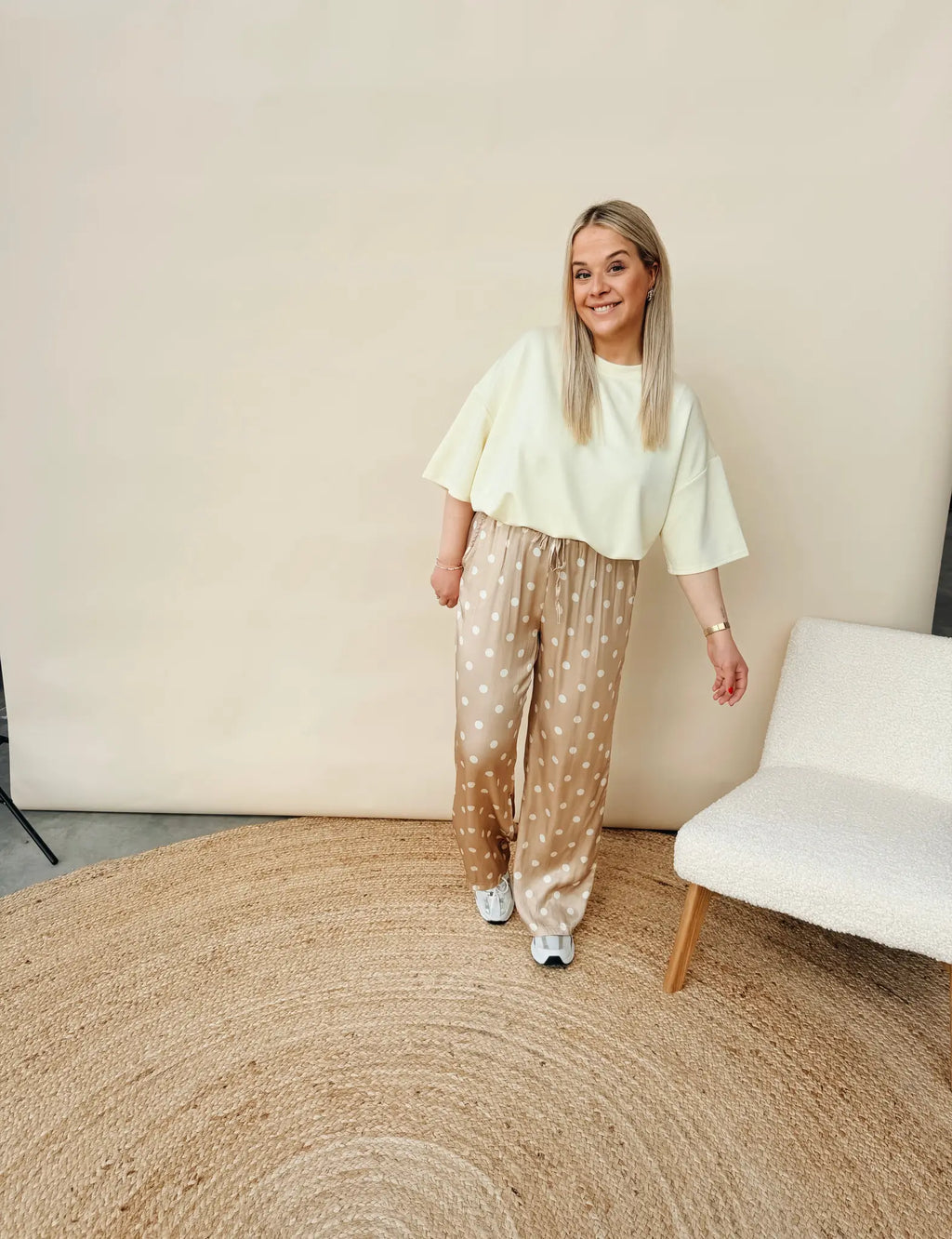 Féline Dot Pantalon