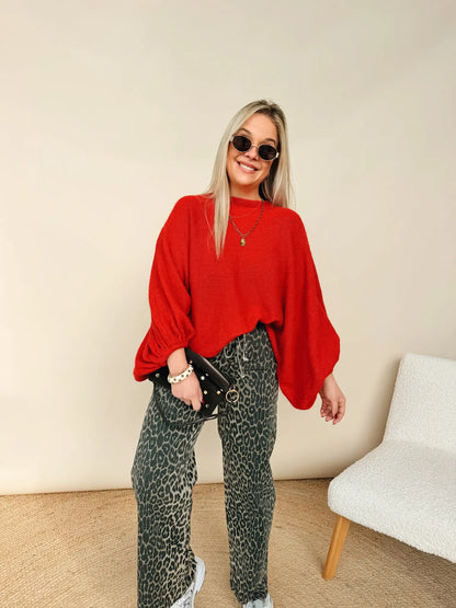 Bea Knit Rood
