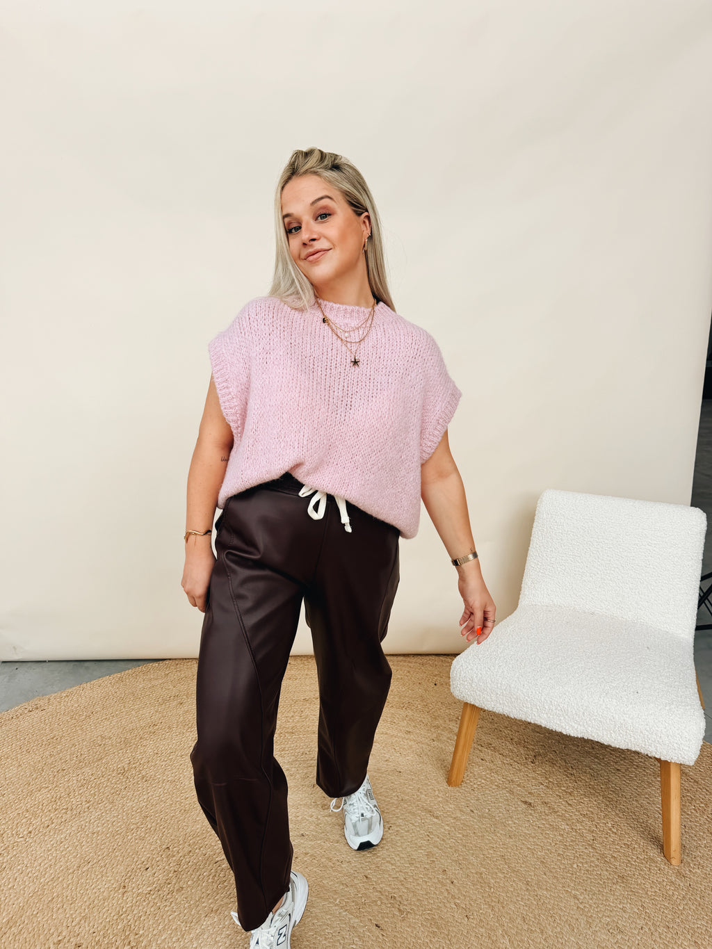 Apolline Knit Rose