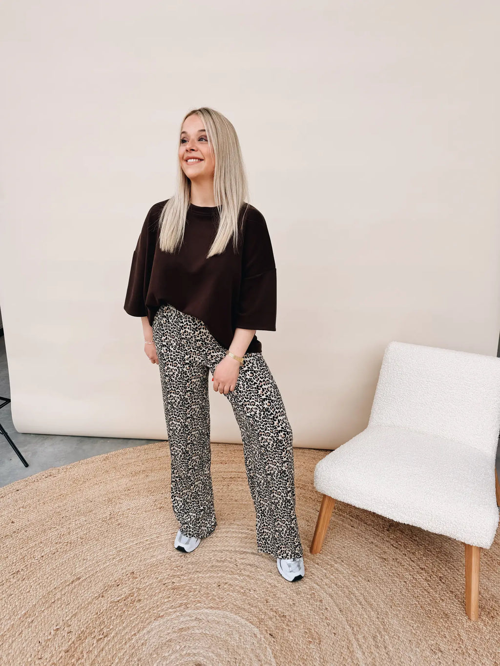 Vieve Leopard Pantalon