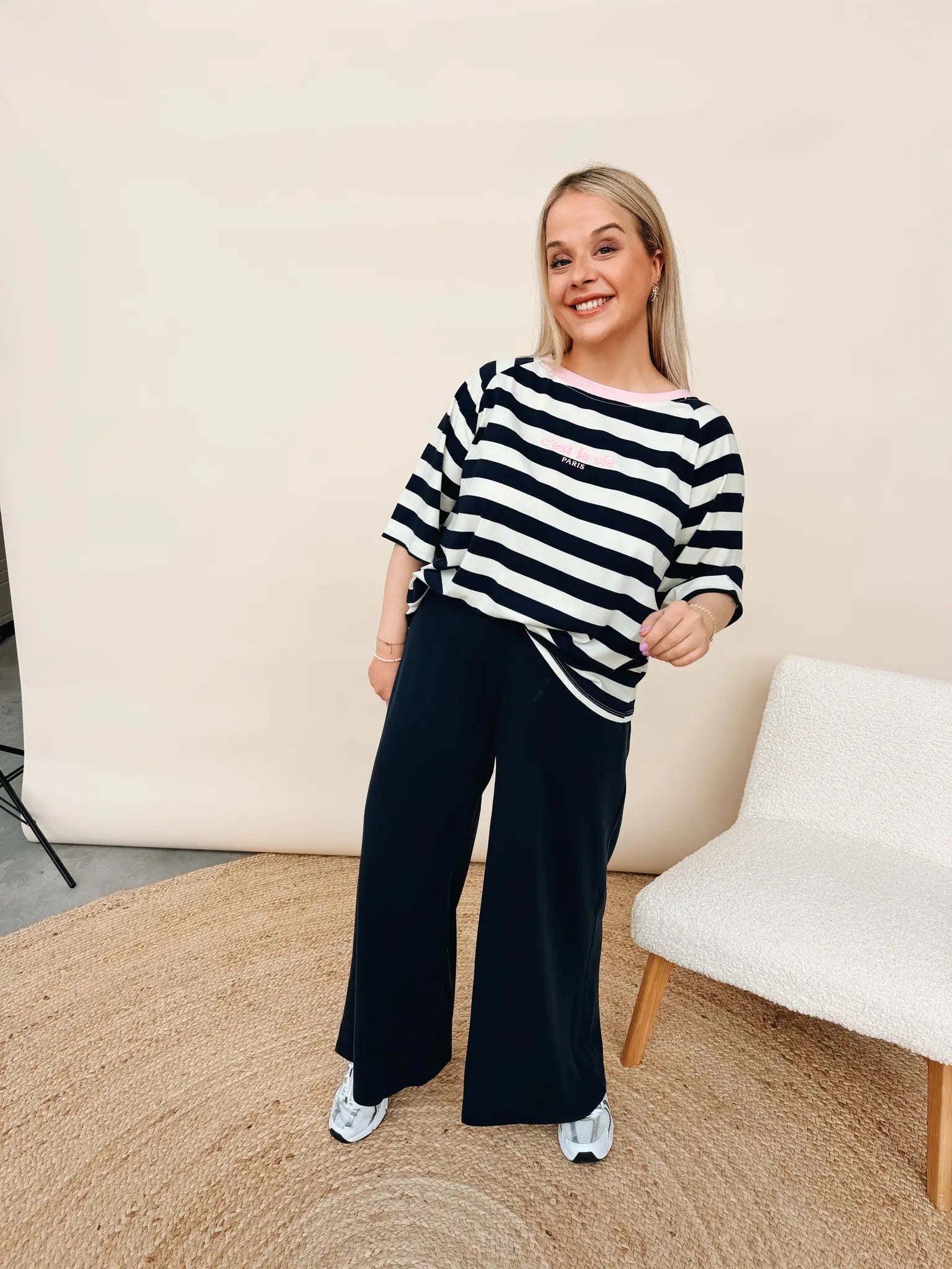 Clementine Pantalon Marineblauw