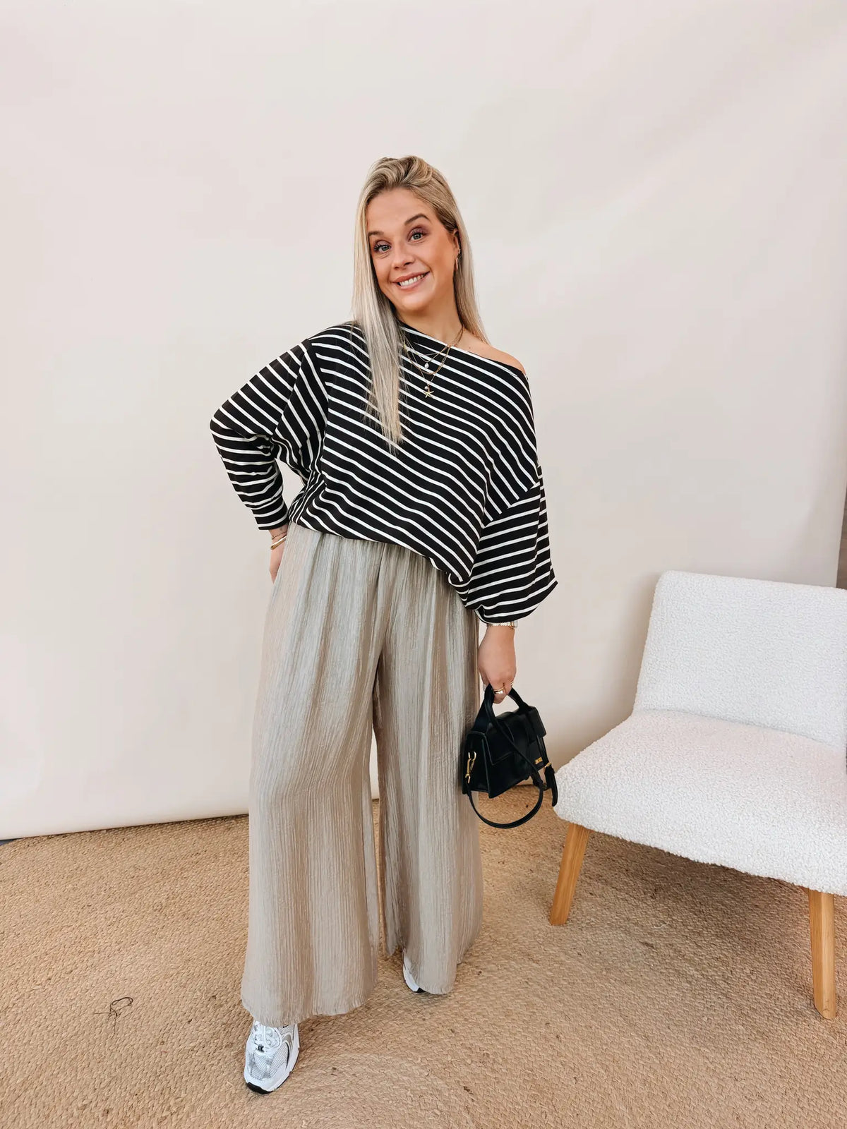 Leonore Pantalon Taupe