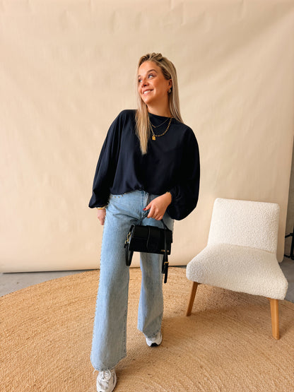 Marie-Ann Top Navy