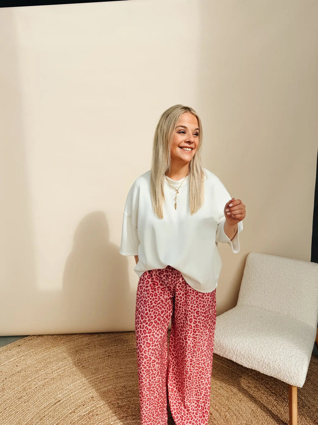 Annebel Leopard Pantalon