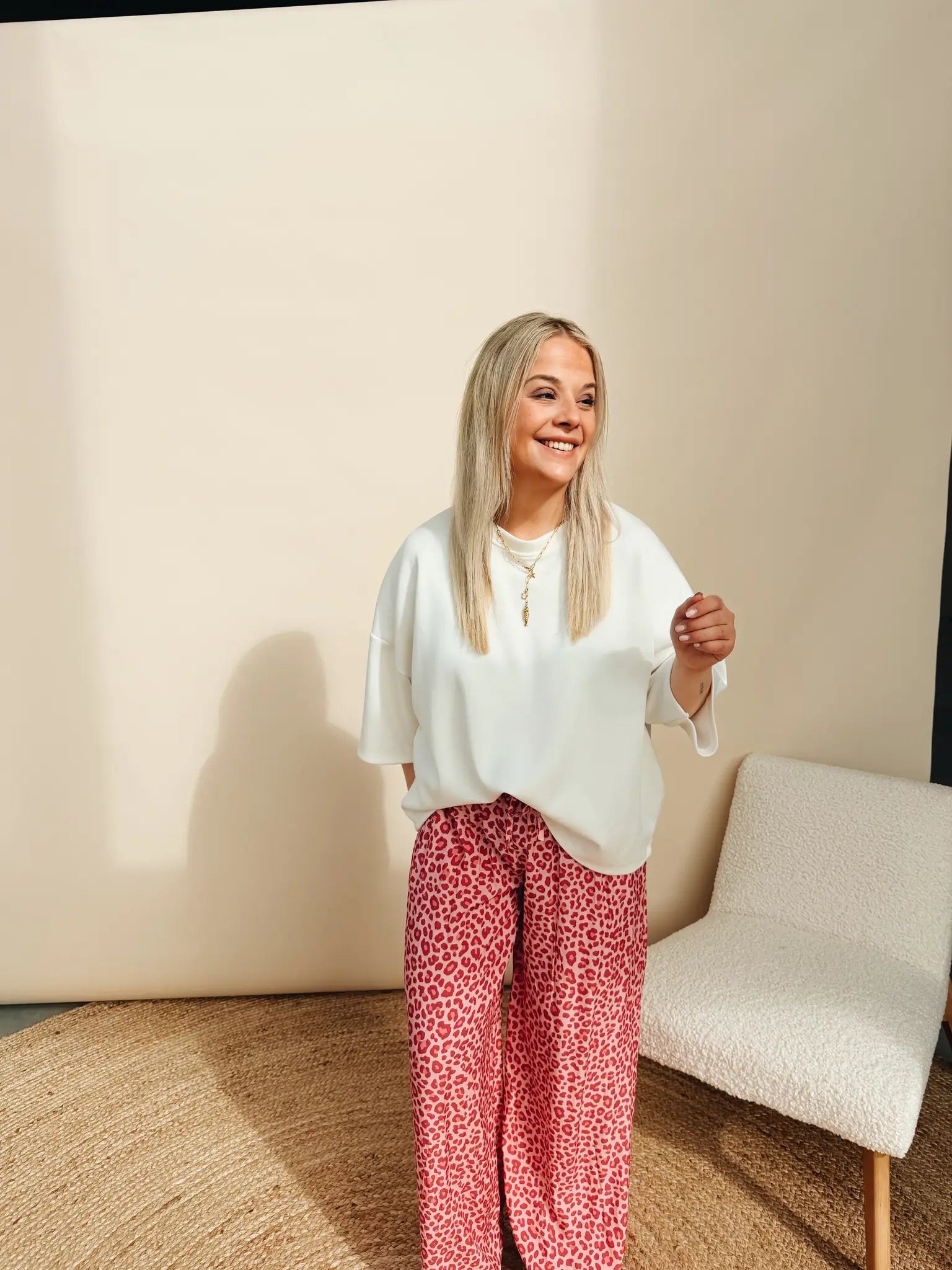 Annebel Leopard Pantalon