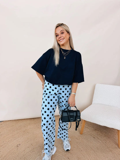 Rosanna Dot Jeans Blauw