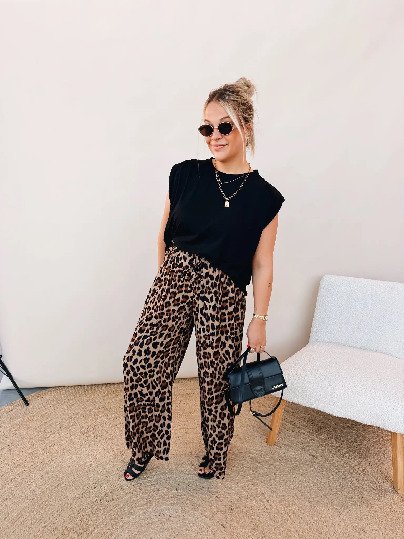 Angèle Top Zwart