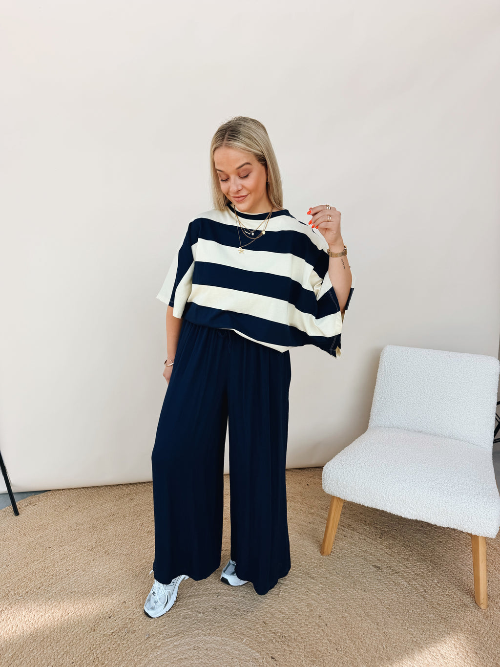 Violette Top Navy