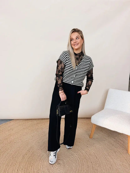 Amandine Knit Zwart