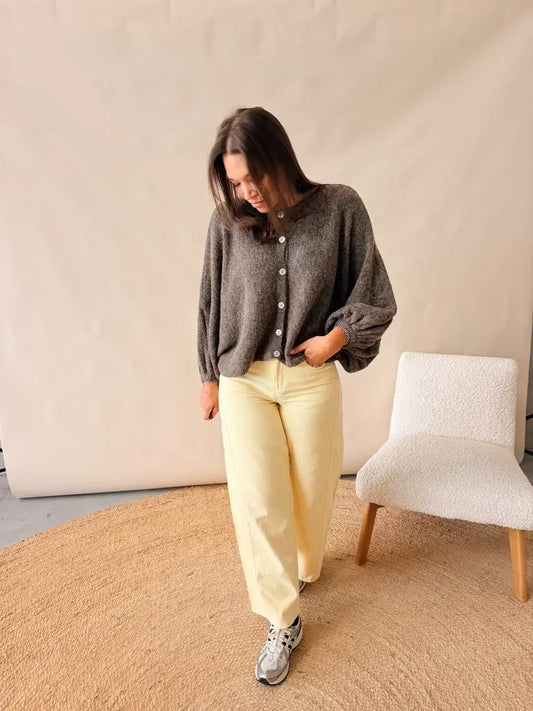 Frouke Knit Bruingrijs