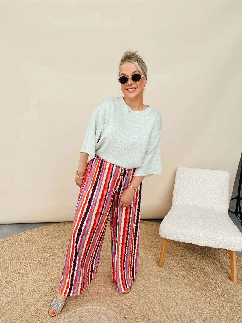 Florine Pantalon Bordeaux