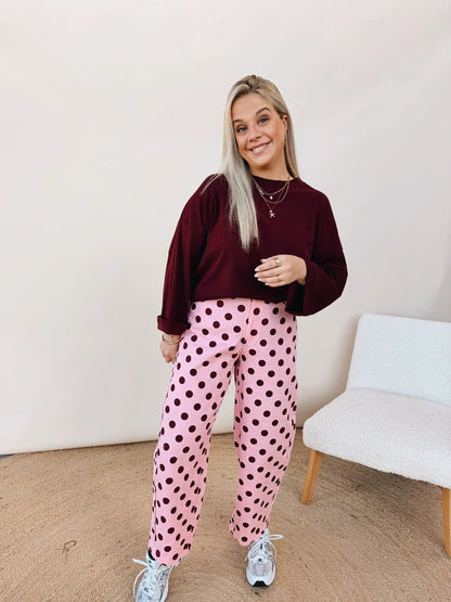 Rosanna Dot Jeans Rose
