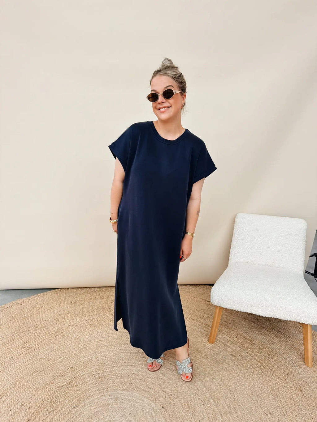 Liv Jurk Marineblauw