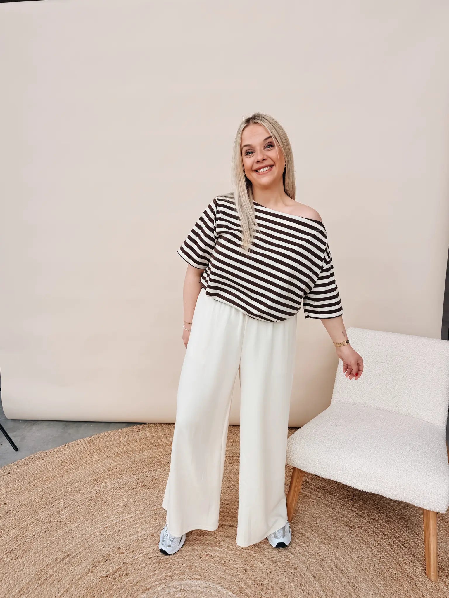 Clementine Pantalon Ecru