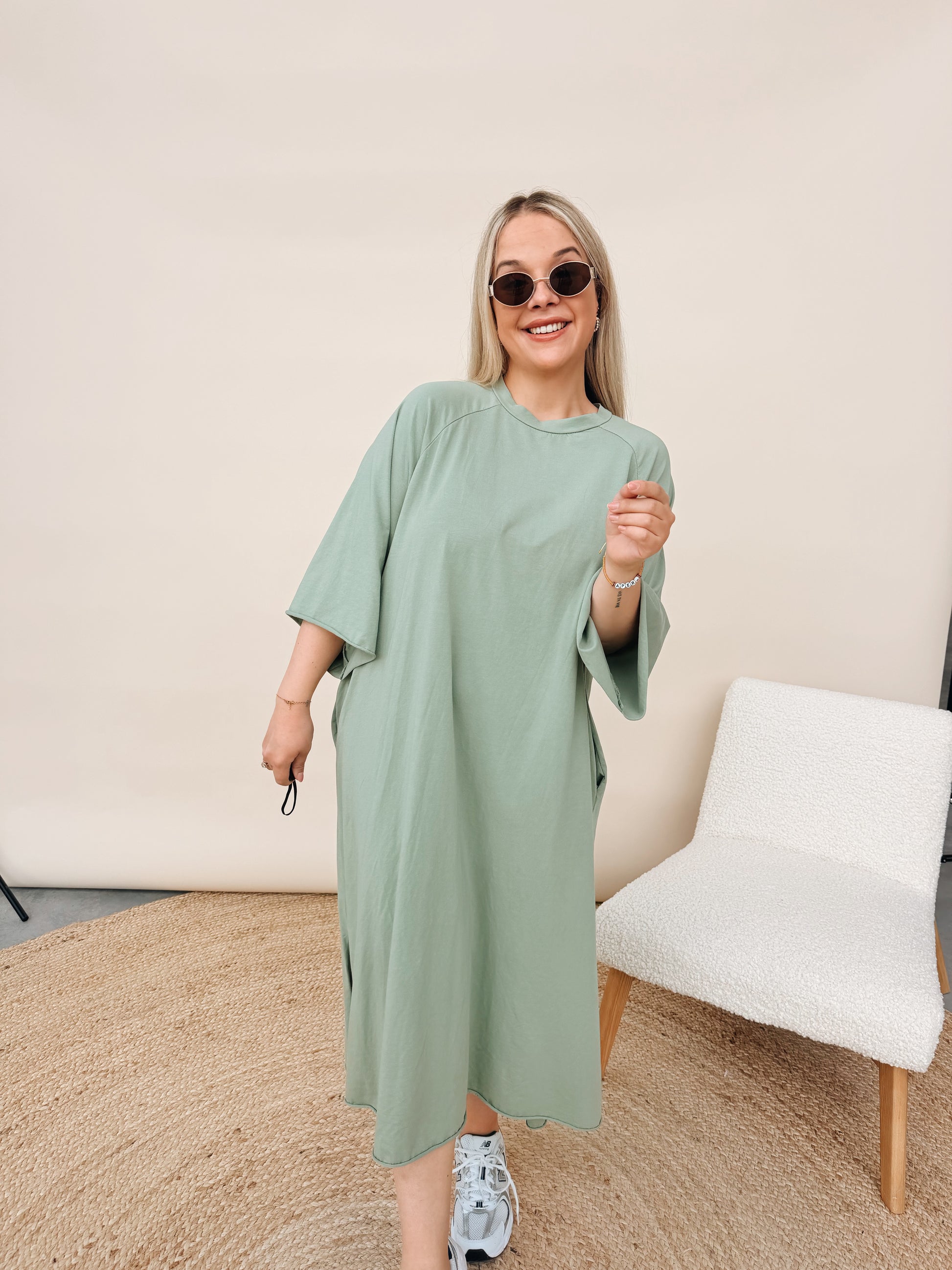 Isabella Dress Khaki