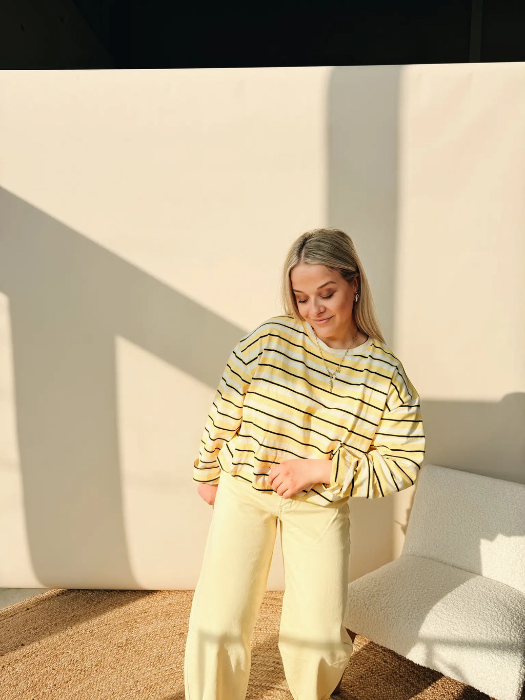 Josje Balloon Jeans Geel