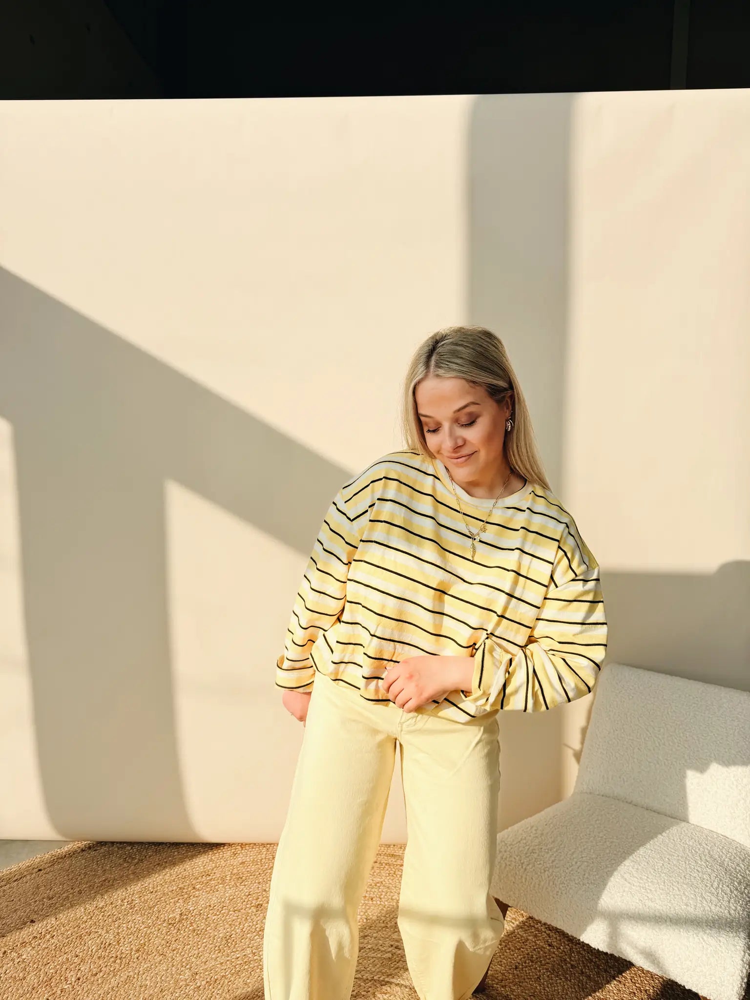 Josje Balloon Jeans Geel