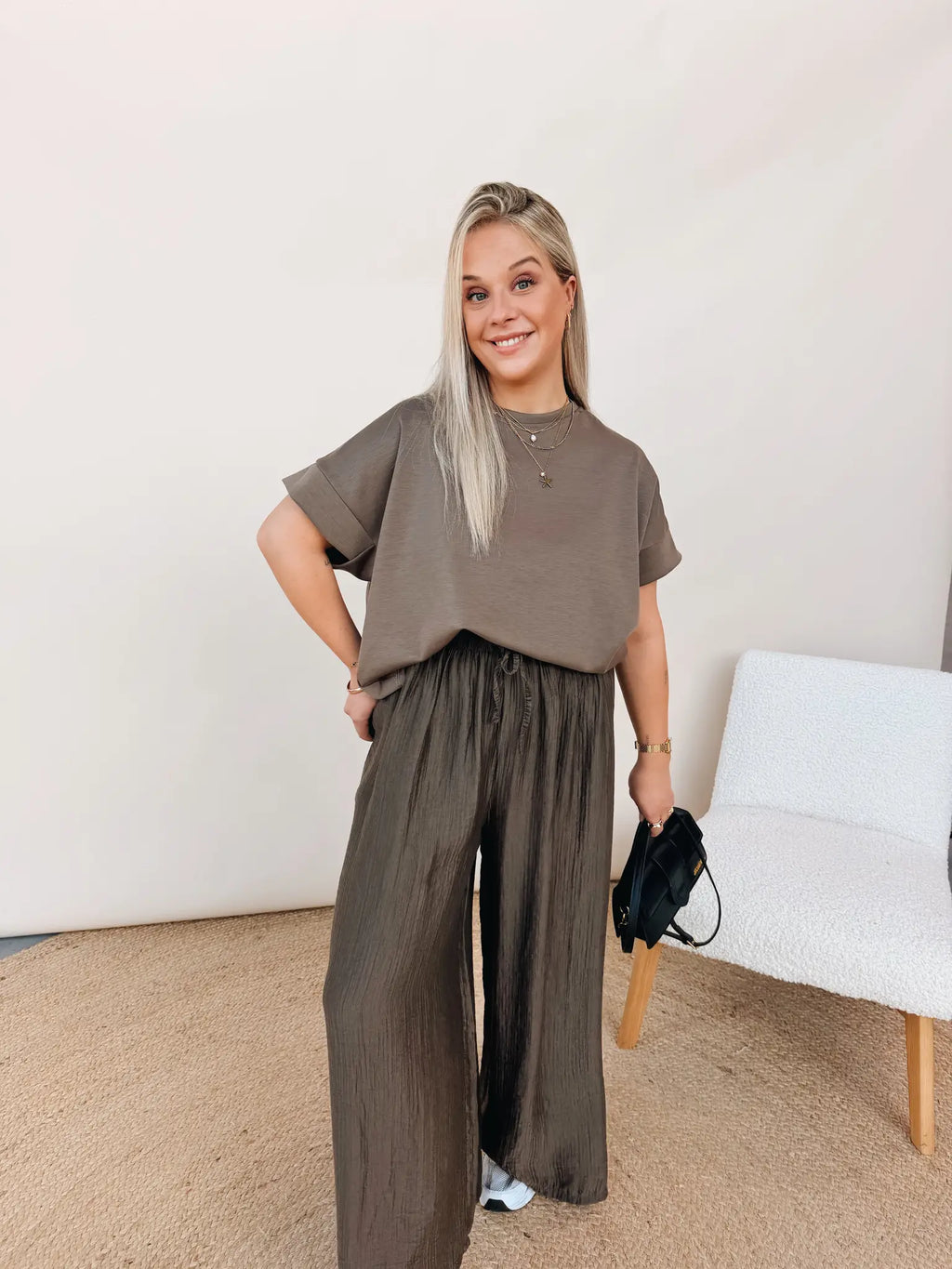 Célestine Top Taupe