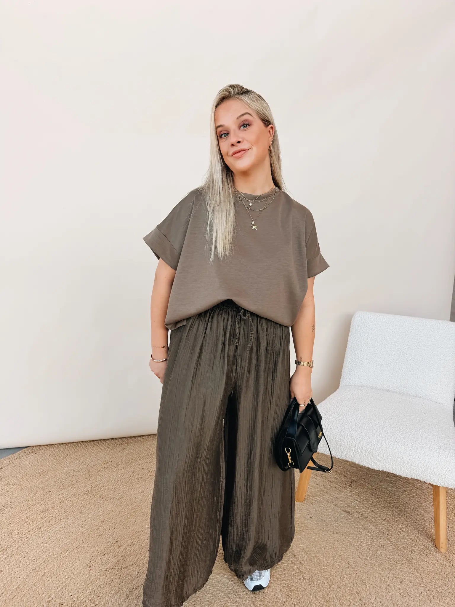 Célestine Top Taupe