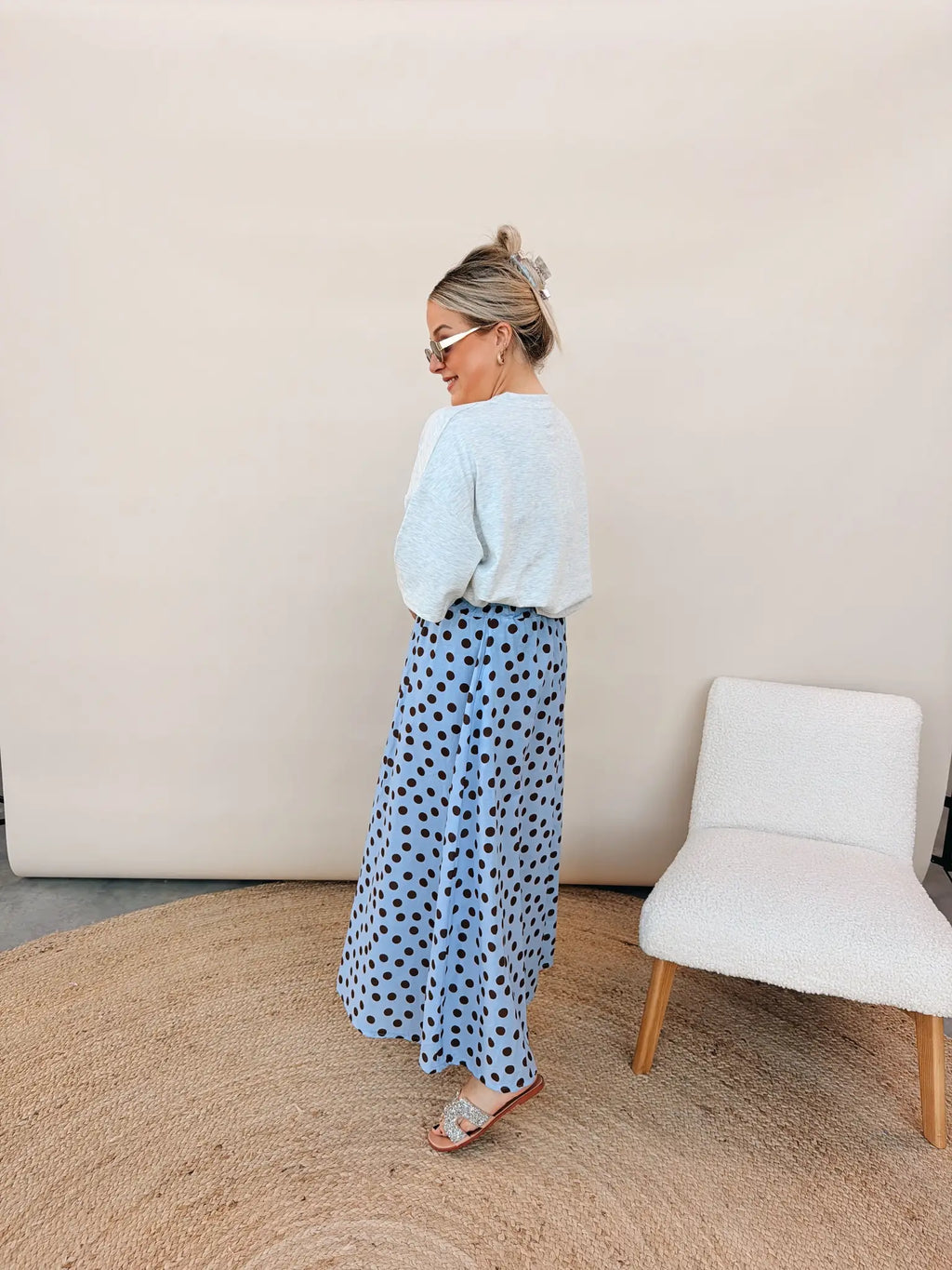Marie Dot Rok Blauw