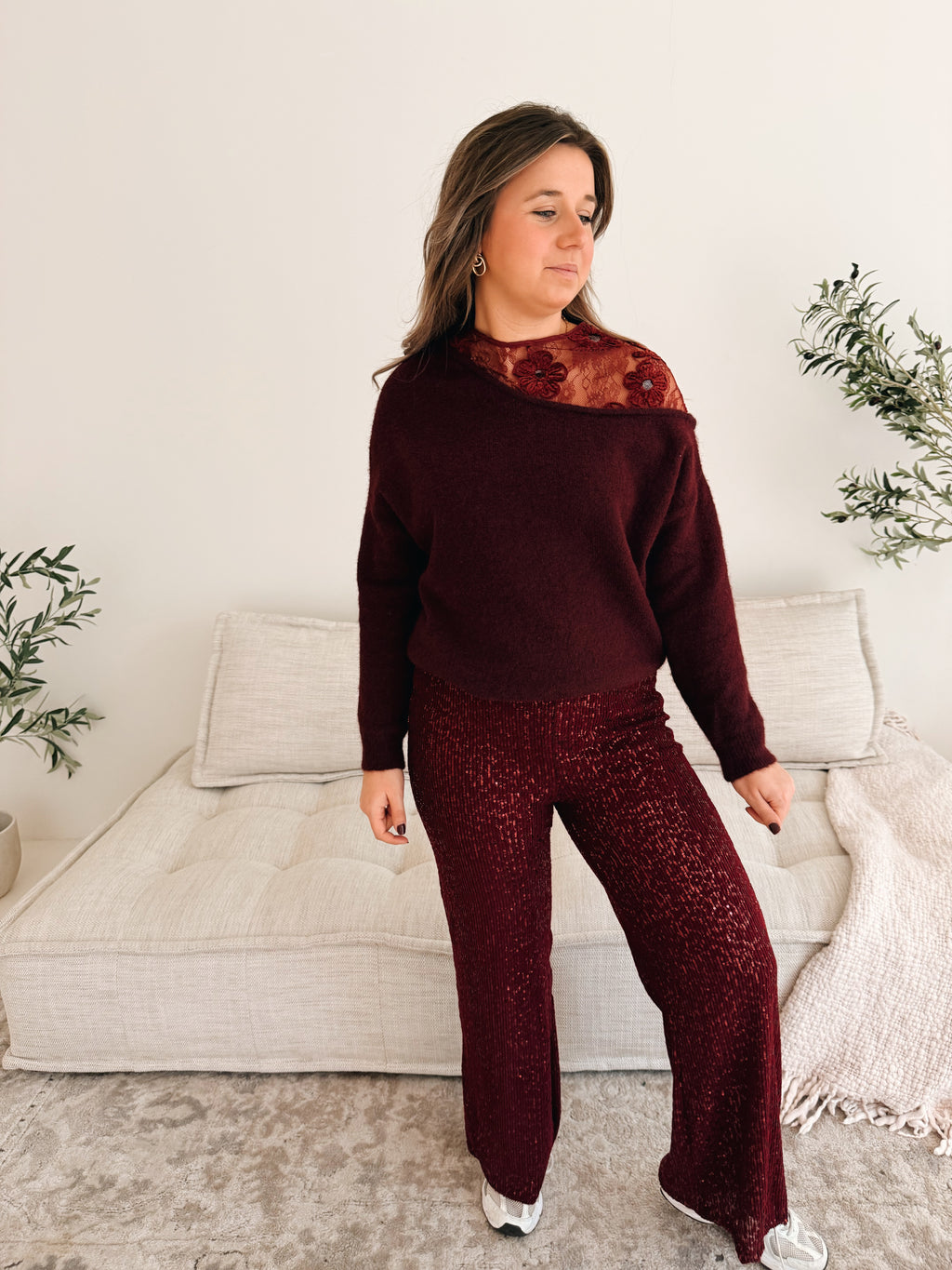 Babette Knit Bordeaux