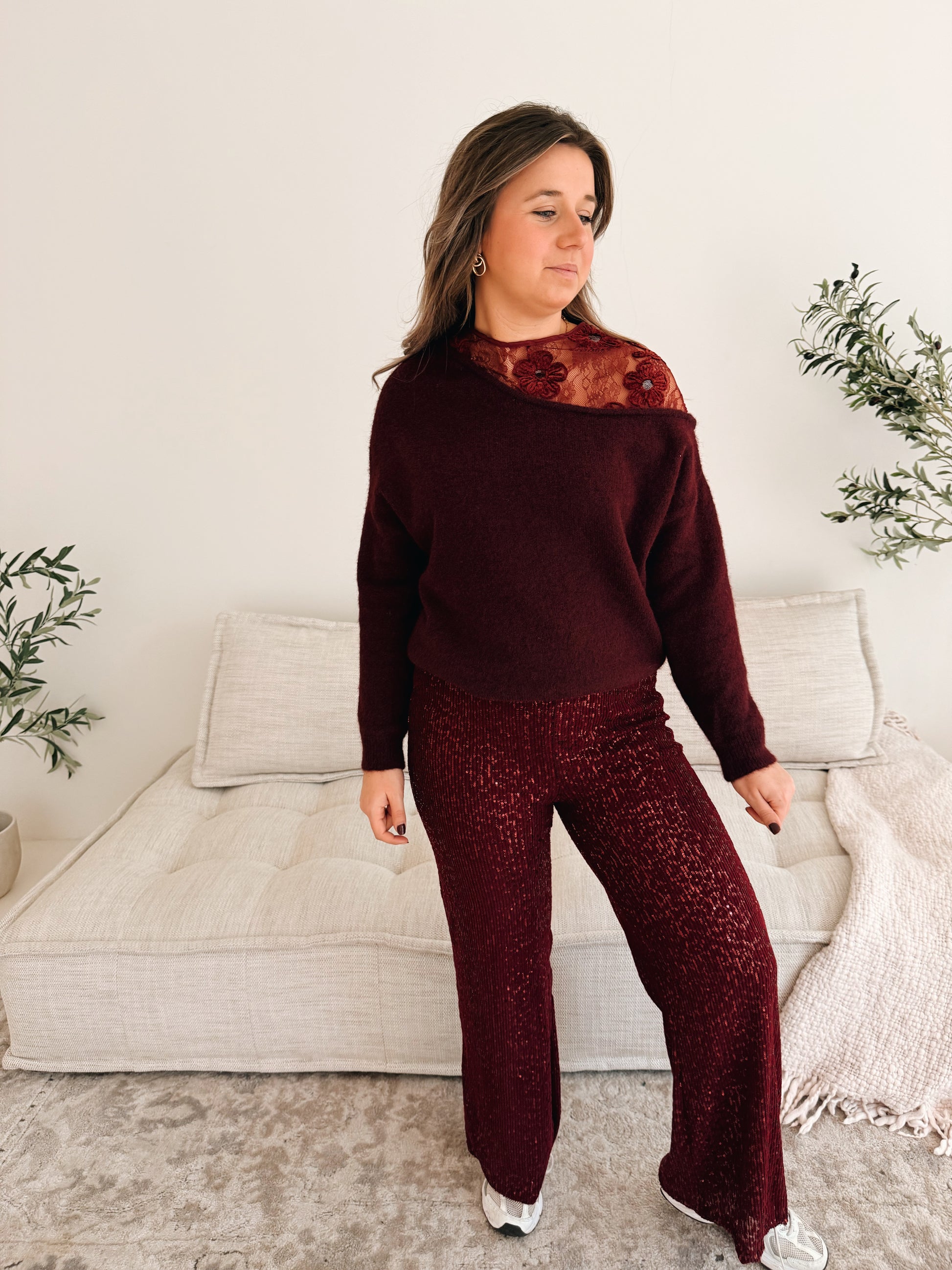 Babette Knit Bordeaux
