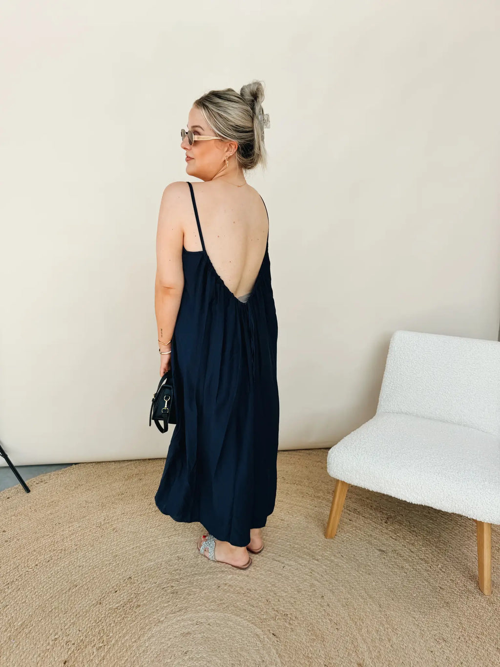 Vittoria Jurk Marineblauw